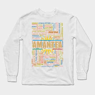 Wordart: Amantea Long Sleeve T-Shirt